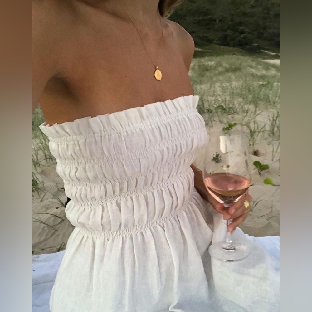 ISO SIR Aleena strapless dress